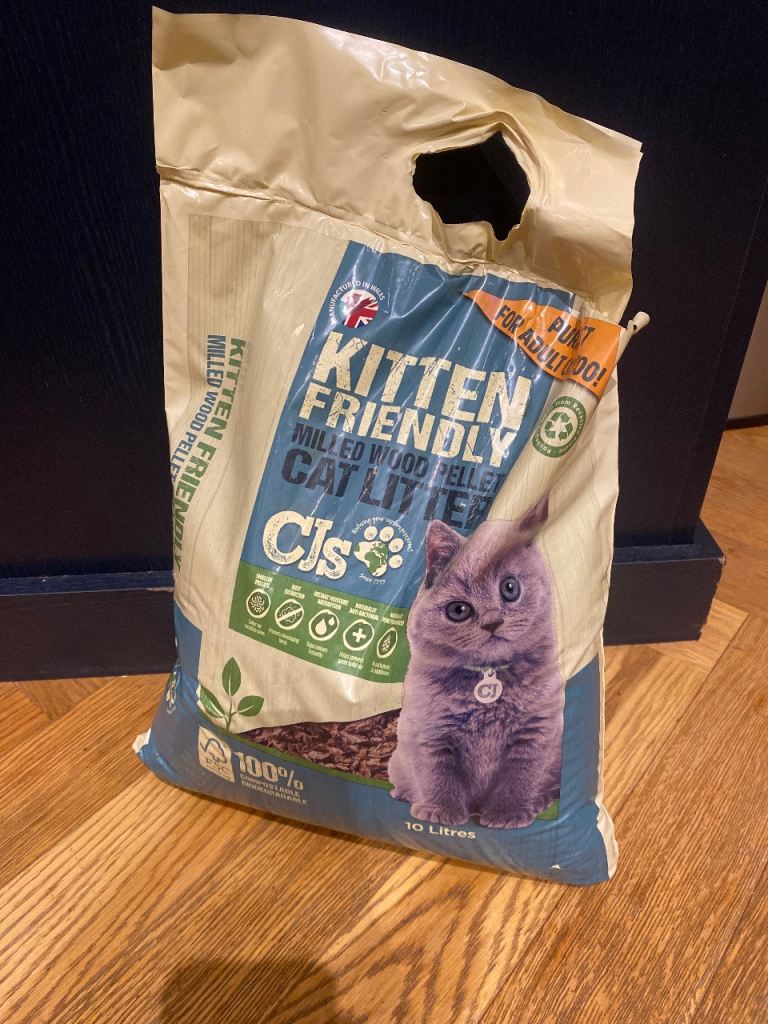 Kitten friendly cat litter 