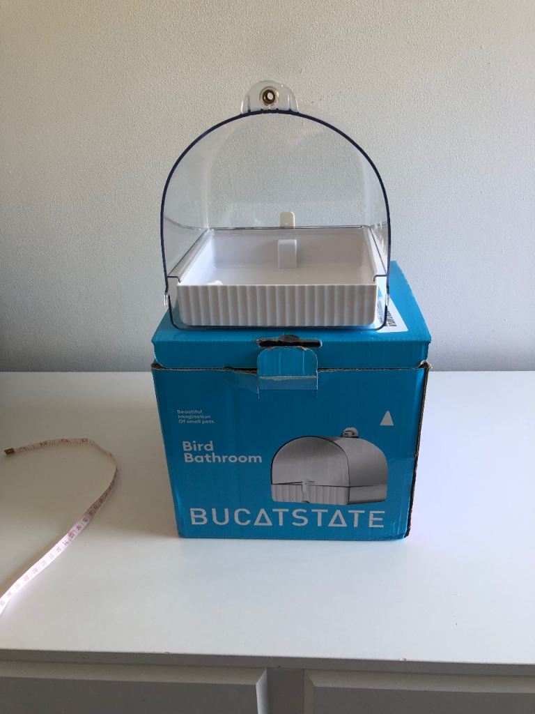 Bird bathroom and bird carrier 