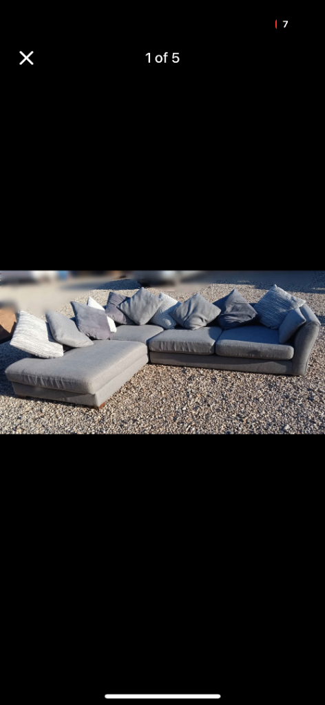 Large corner sofa 