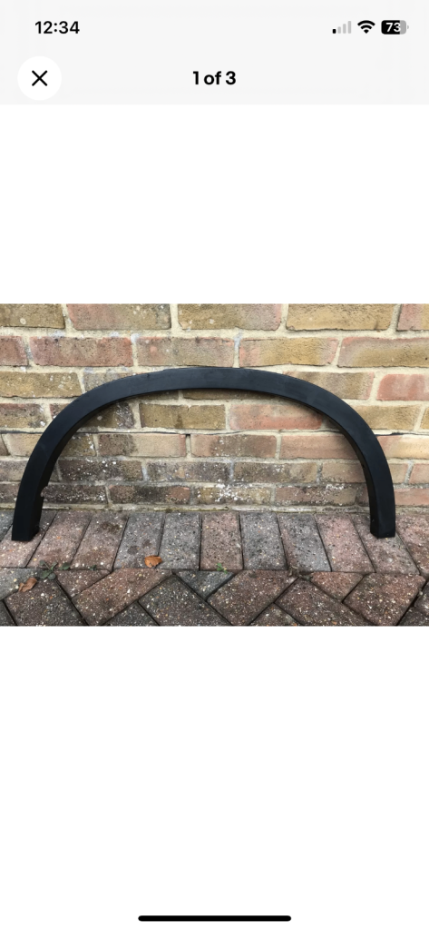 ORIGINAL BMW X5 F15 3.0d 2014 LHD REAR LEFT WHEEL ARCH MOULDING TRIM