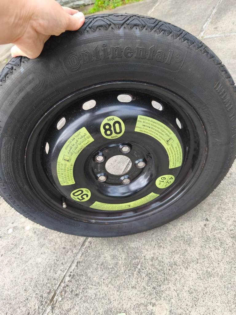 Spare wheel for car