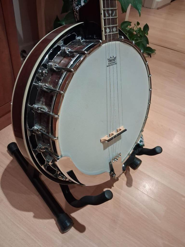 Ashbury AB-45 Tenor Banjo in great condition (bag and strap included)