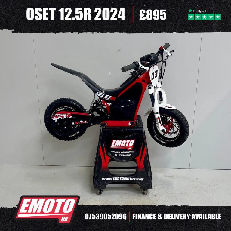 OSET 12.5R 2024 Kids Electric Bike @EmotoUK - Finance Available