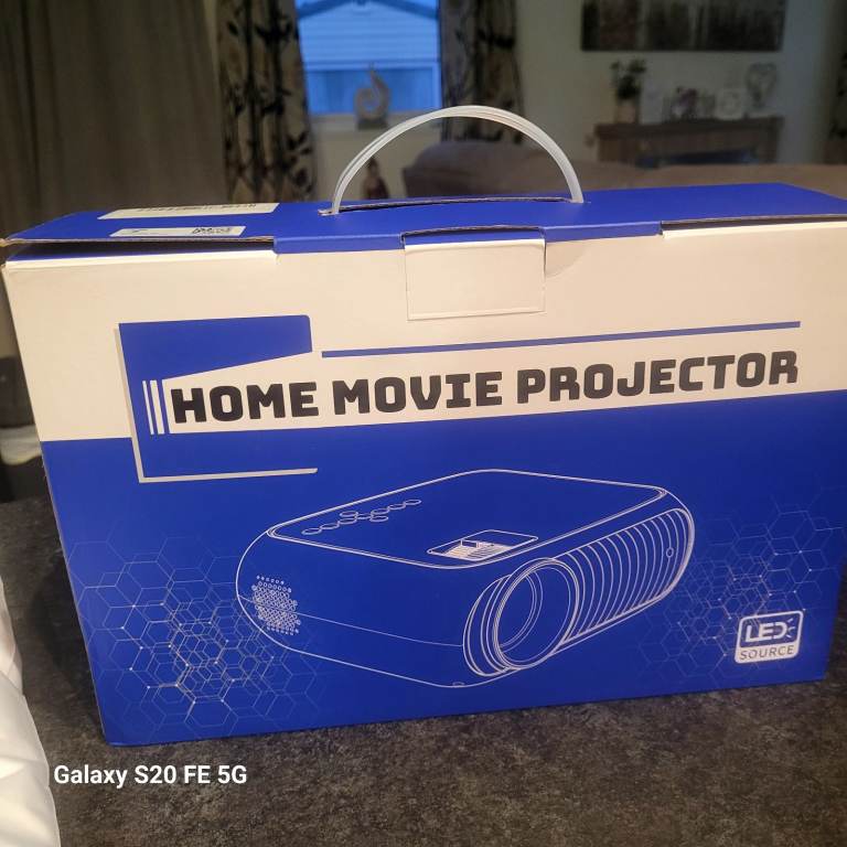 Home cinema  projector with 100 inche screen