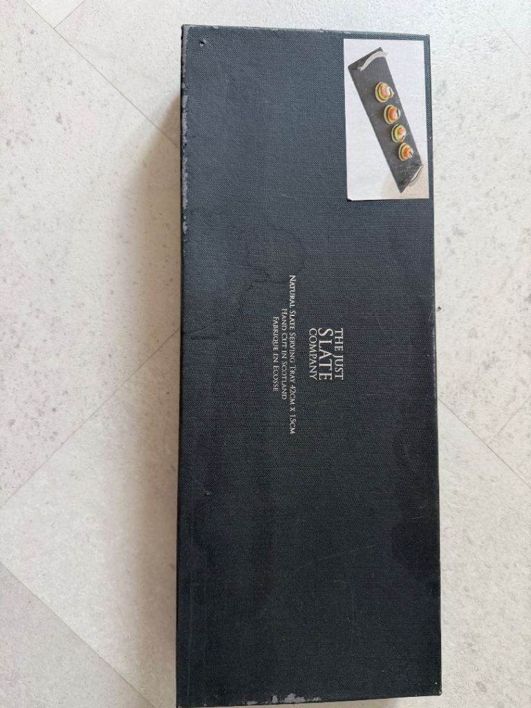 New Just Slate Company Board with Handles – Perfect Condition