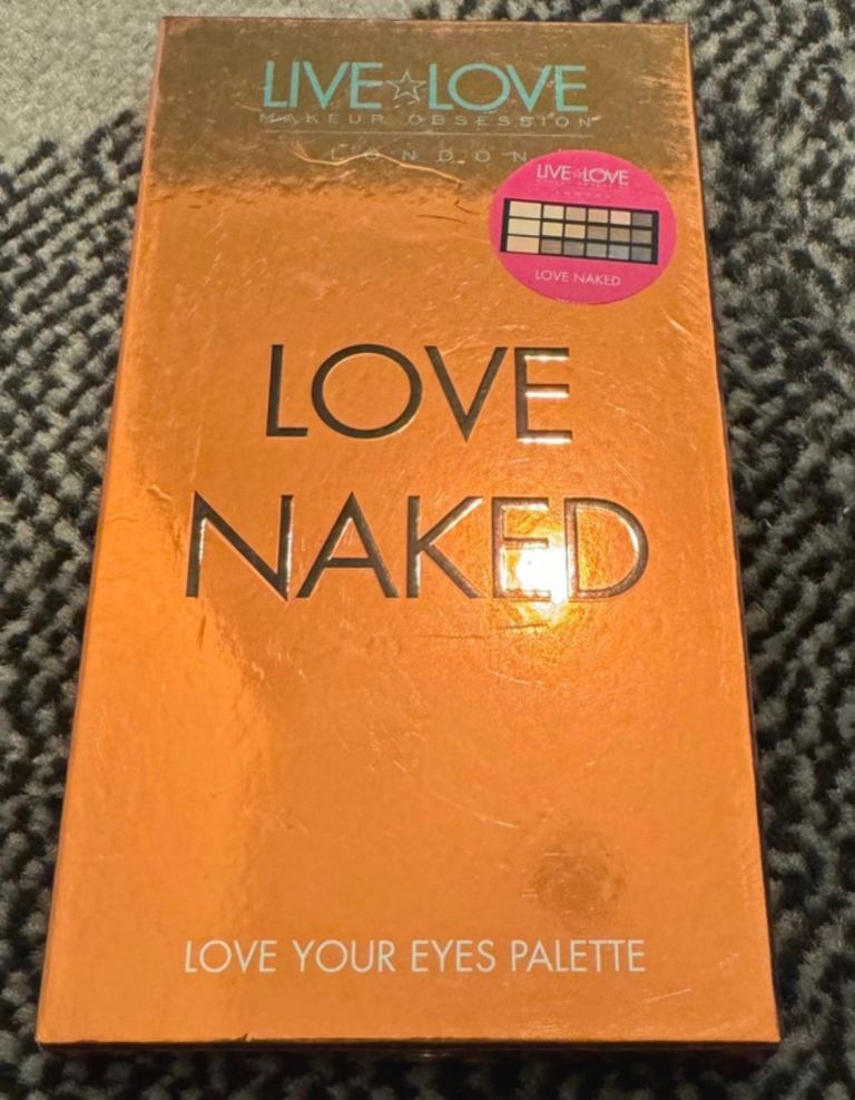 LIVE LOVE Makeup Obsession Love Naked Eyeshadow Palette NEW