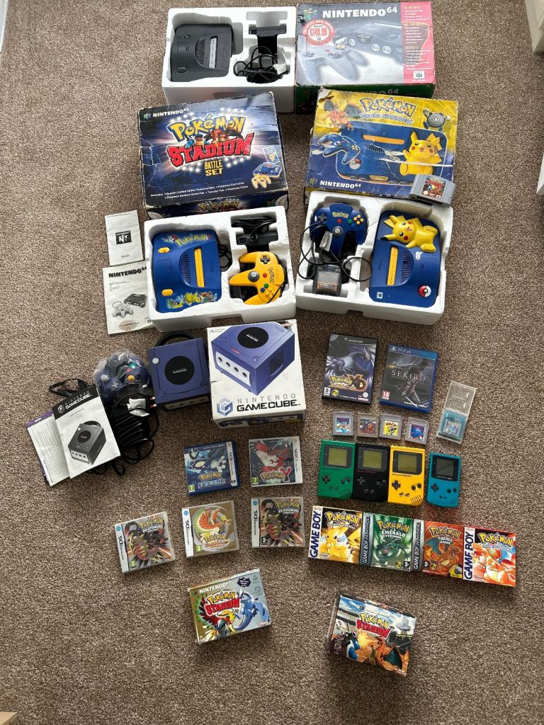 My Console and Rare Pokemon Games Collection for Trade - Pokemon TCG wanted