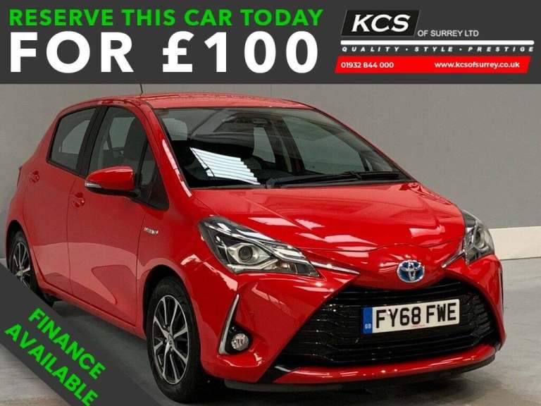 2018 Toyota Yaris 1.5 Hybrid Icon Tech 5dr CVT HATCHBACK PETROL/ELECTRIC Automatic