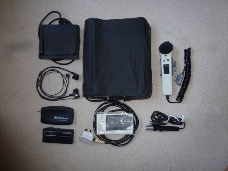 Dictaphone Dictation Machine with Accessories