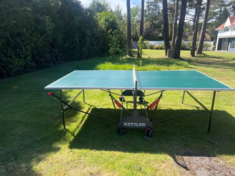 Kettler outdoor table tennis table and net