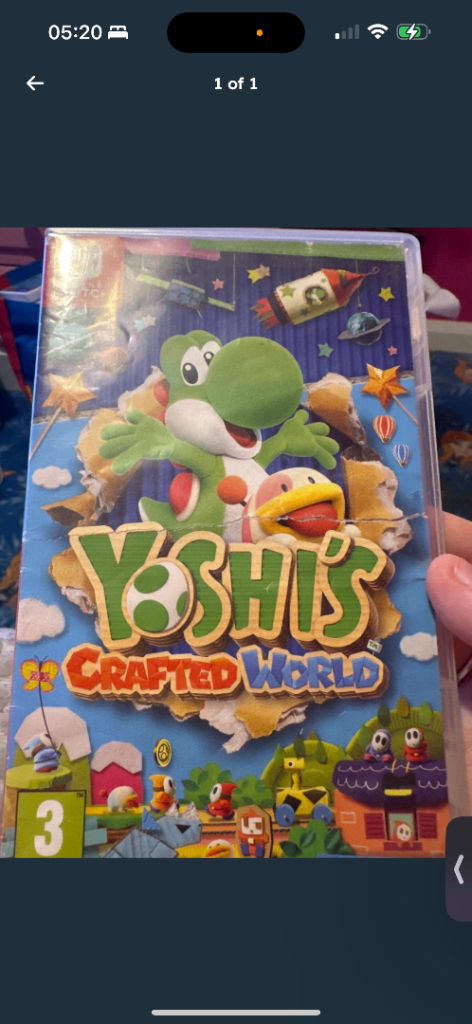 Nintendo Switch Yoshi's Crafted World Game – Good Condition