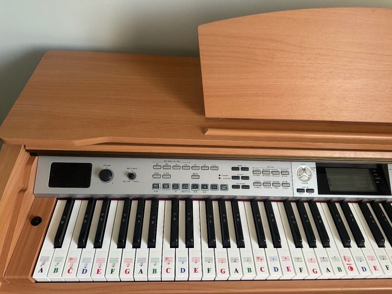Cranes of Cardiff CDP750 upright digital piano in beech