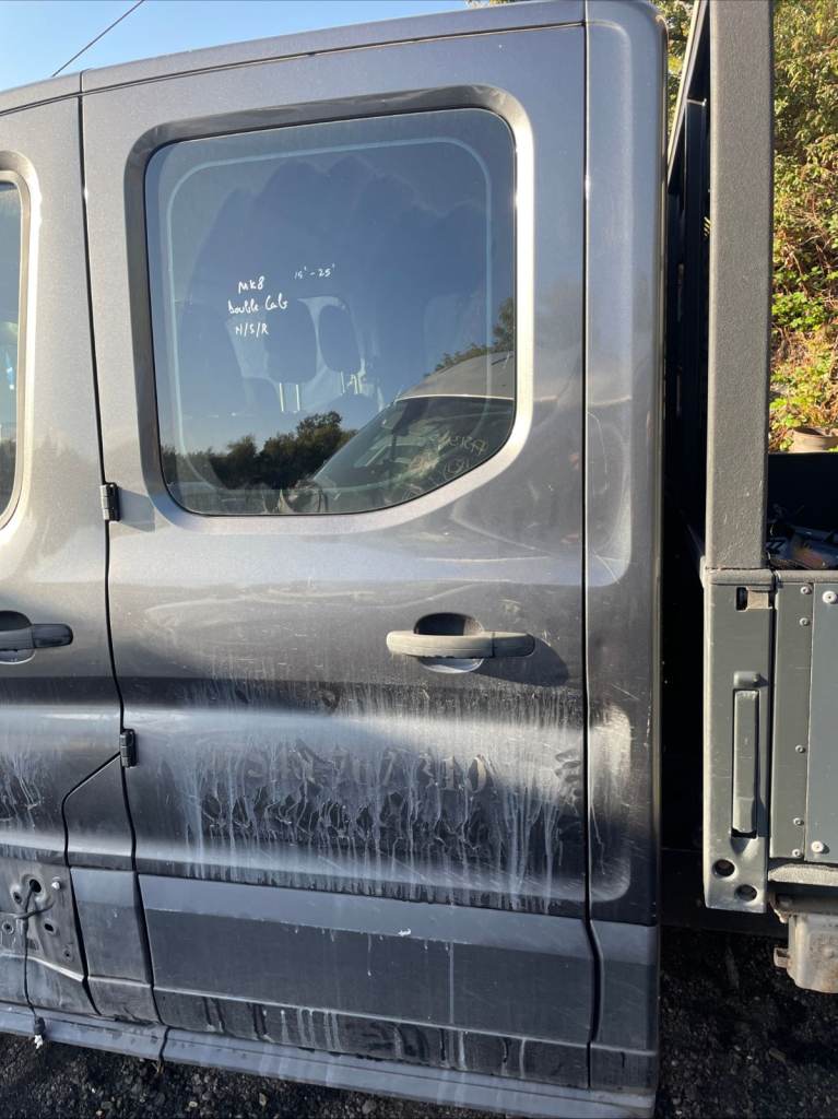 Ford Transit MK8 2015 2025 Double Cab Crew Cab Rear Door Left N/S Grey