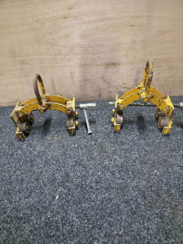 Riley Superclamp BA3 Adjustable Beam Trolleys – 2 Ton Each – Pair for Sale