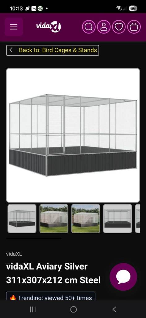 Bird aviary 
