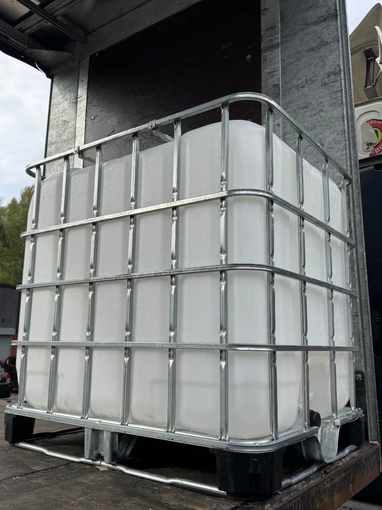 1000LTR REFURBISHED STEAM CLEANED IBC CONTAINER FOOD GRADE (DELIVERY AVAILABLE)