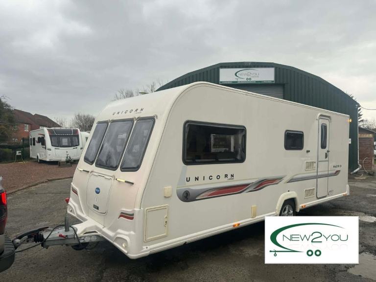 2012 Bailey Unicorn Madrid 4 Berth END BATHROOM Caravan - STOCK H033 - REDUCED 