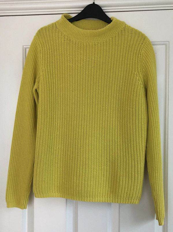 image for Topshop bright yellow knitted jumper UK 6 Topshop bright yellow knitted jumper UK 6 VGC  