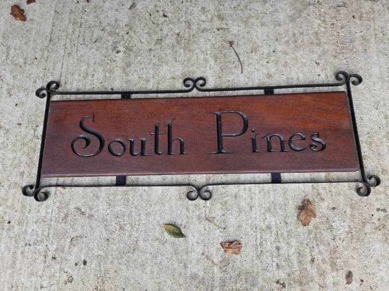 House Name Sign “South Pines”