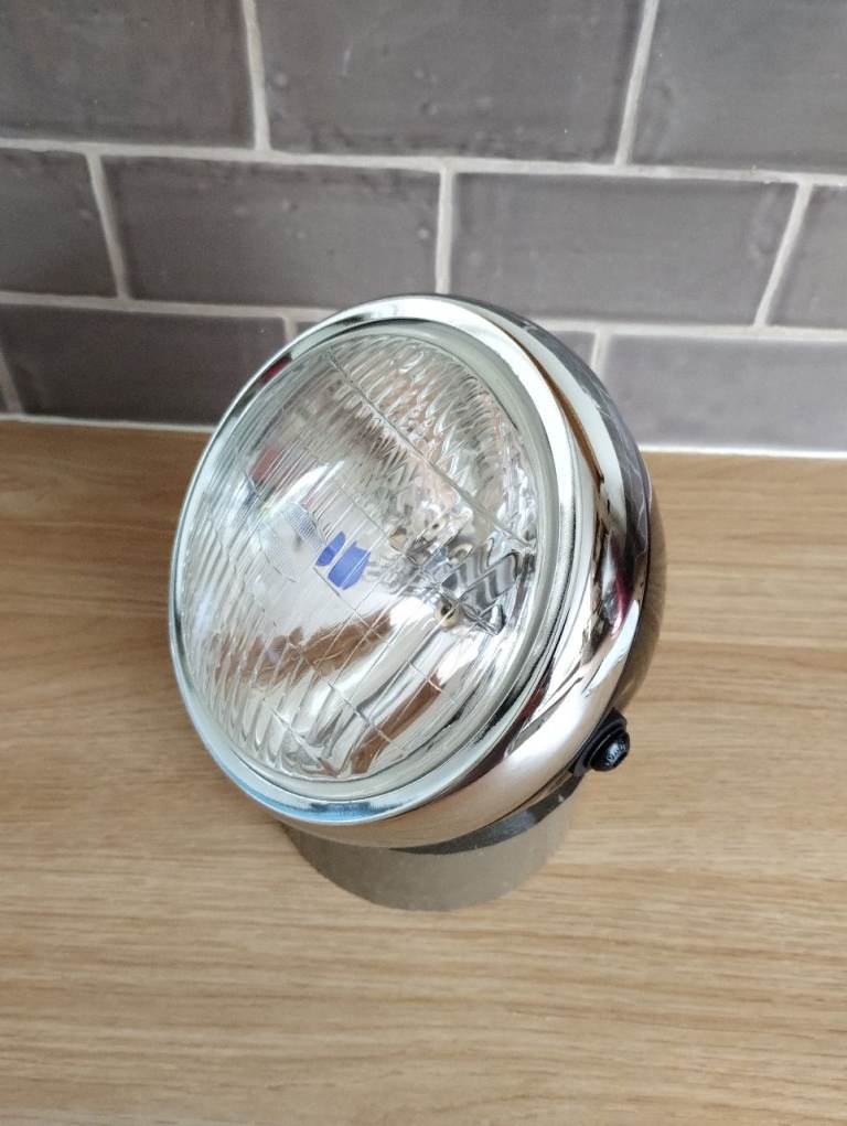 Motorcycle headlight 6" Cafe racer. New Vgc.