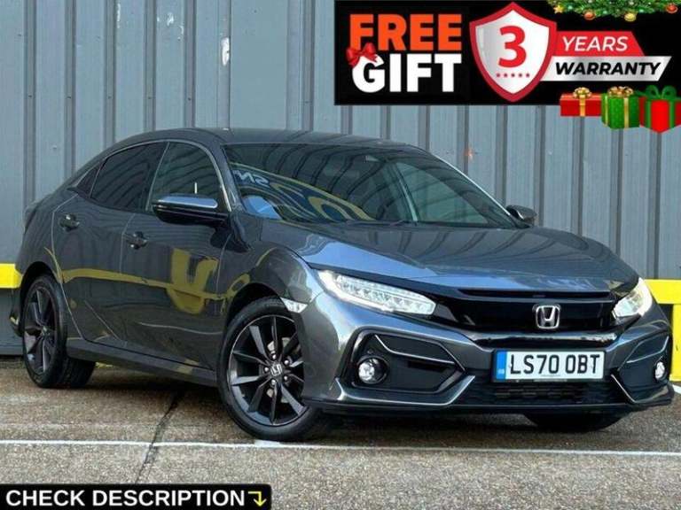 image for 2020 Honda Civic 1.0 VTEC Turbo SR Hatchback 5dr Petrol Manual Euro 6 (s/s) (126 ps) Hatchback Pe...