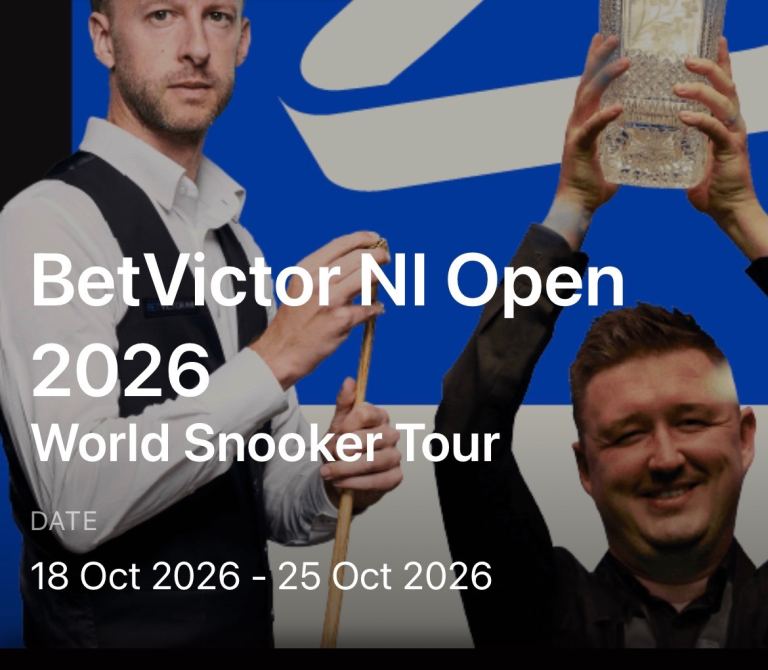 Snooker Final Belfast waterfront (this Sunday)