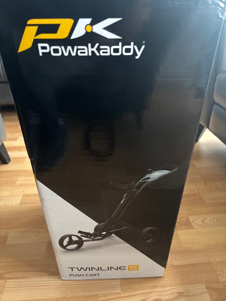 PowaKaddy TwinLine 3 Push Cart – Brand New