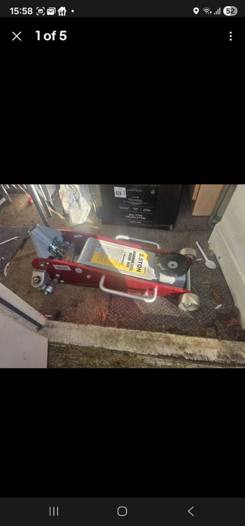 Warrior aluminium 2.5ton floor jack