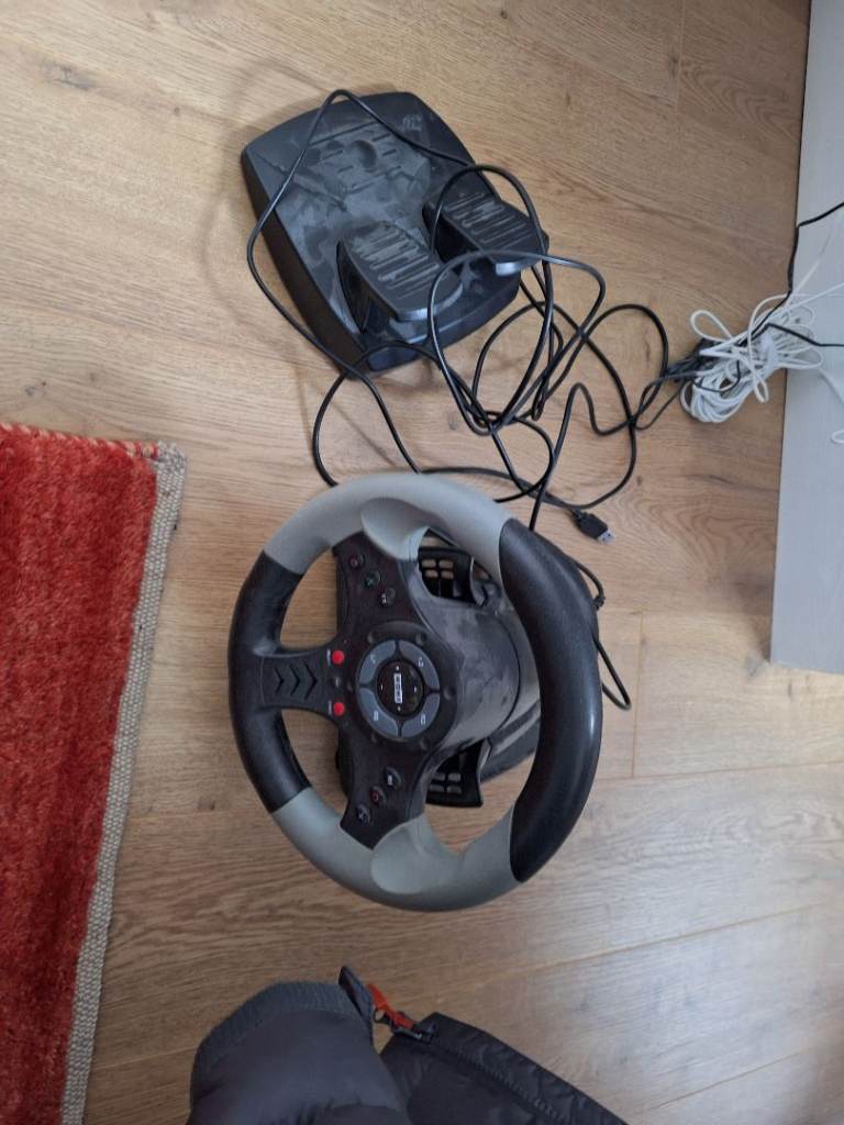 Ps3 : steering wheel and foot pedal