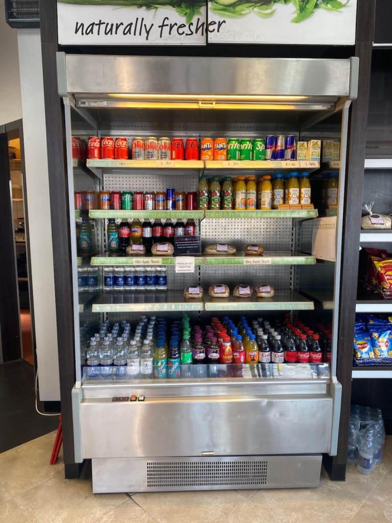 Premium Commercial Open Front Drink Cooler Fridge – Multi Shelf Display Chiller