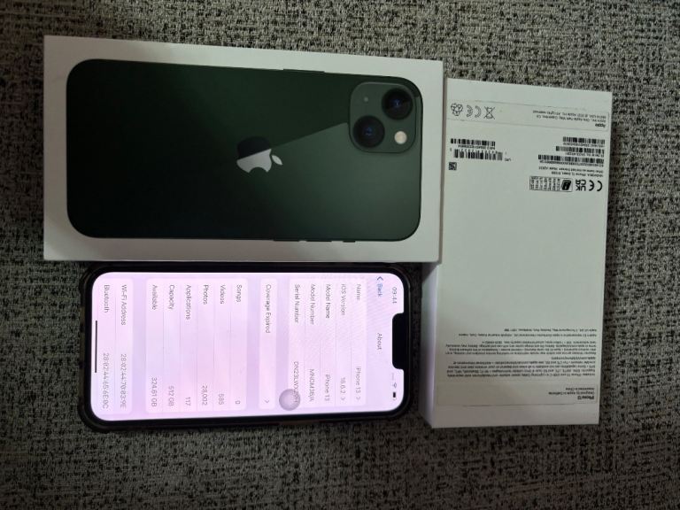 Apple iPhone 13 Unlocked 512GB Green Excellent Condition 85% Battery