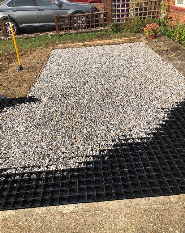 Permeable Gravel Grids Reinforced Driveway Stabilisation Panels for Outdoor Garden Ground Support