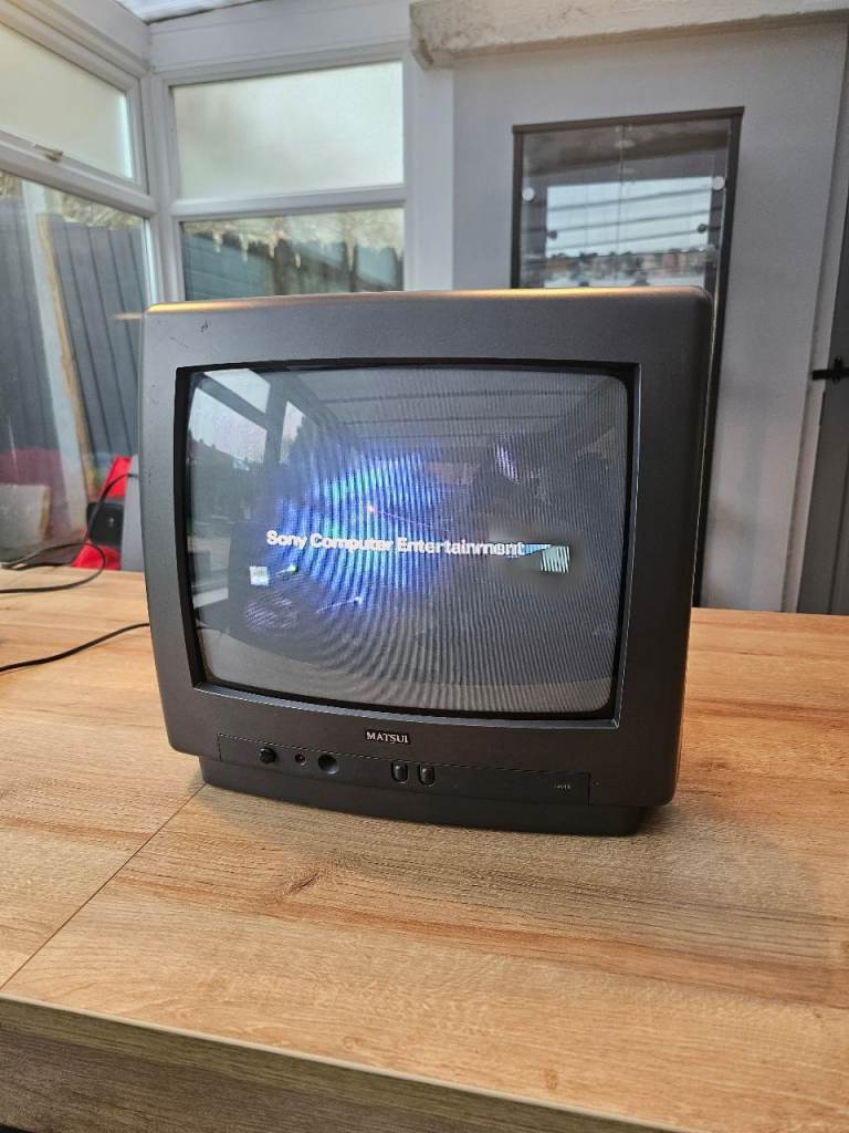 14" Matsui CRT TV Retro Gaming Display Monitor Made In Hungry