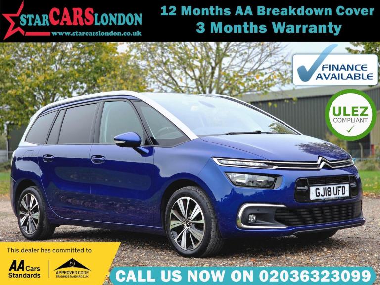 2018 Citroen C4 Grand Picasso 1.6 BlueHDi Flair 5dr EAT6 MPV DIESEL Automatic