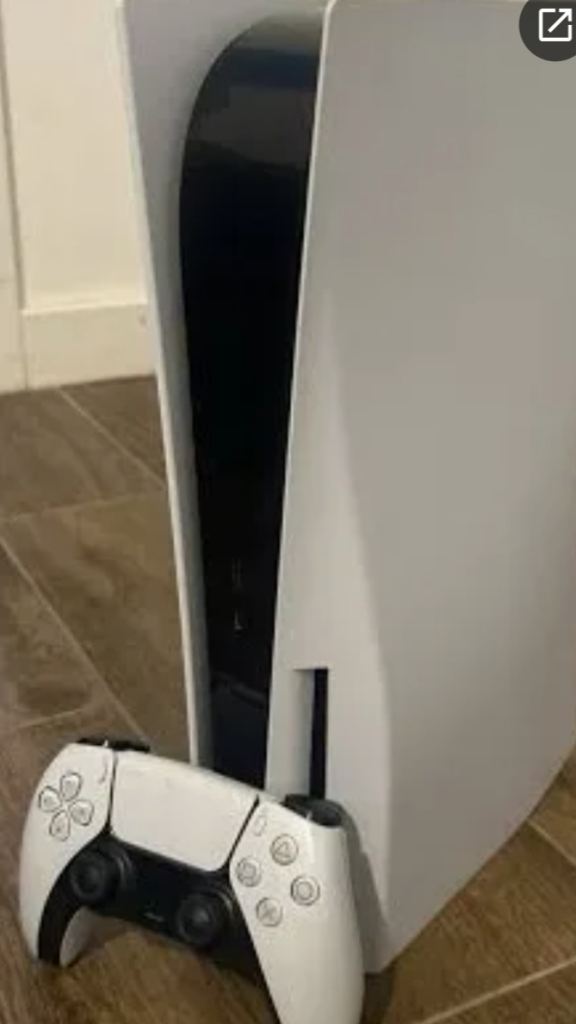 Ps5 console with controler and charger