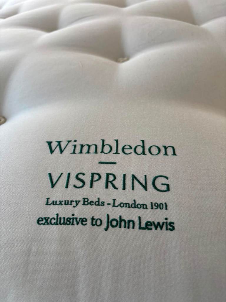 New john lewis vispring Wimbledon kingsize mattress 
