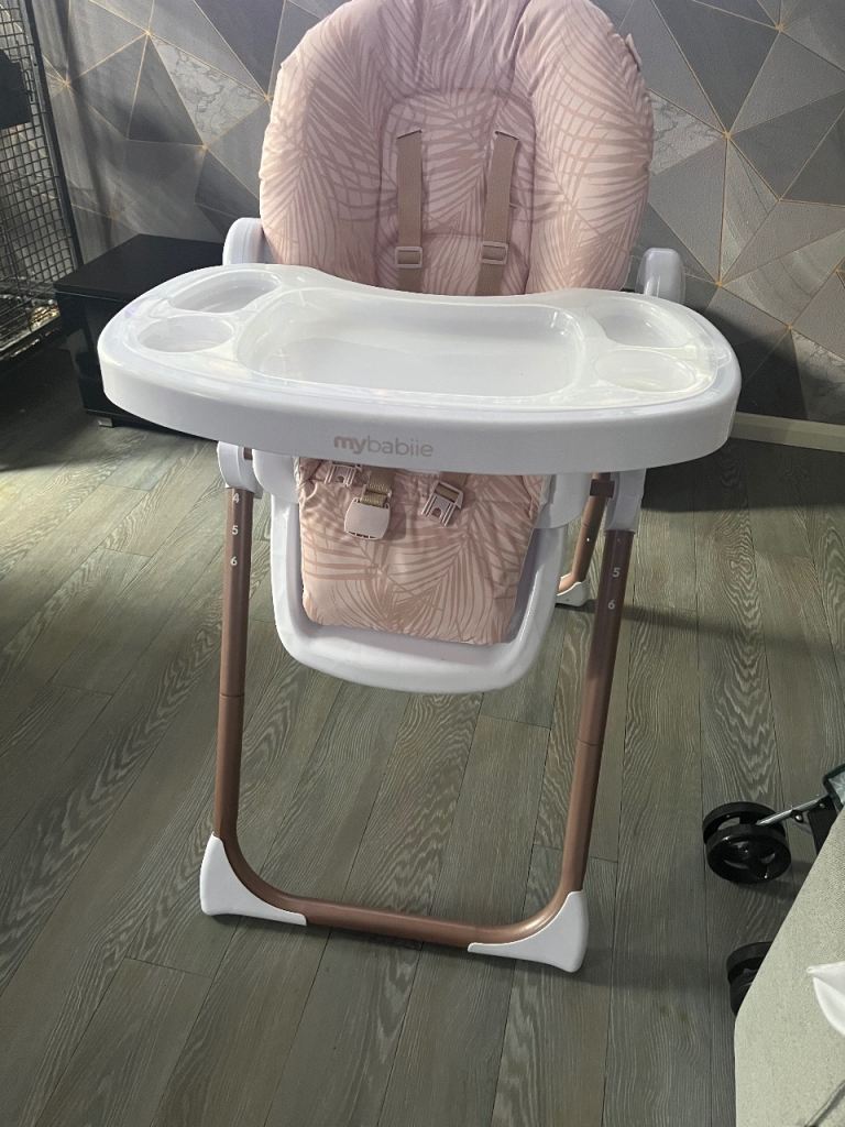 My Babiie Pink High Chair – As Good As New