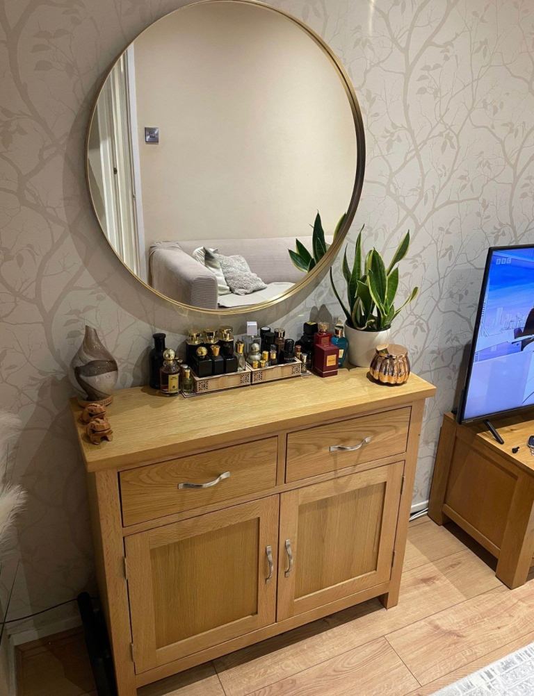 Oak Solid Side table