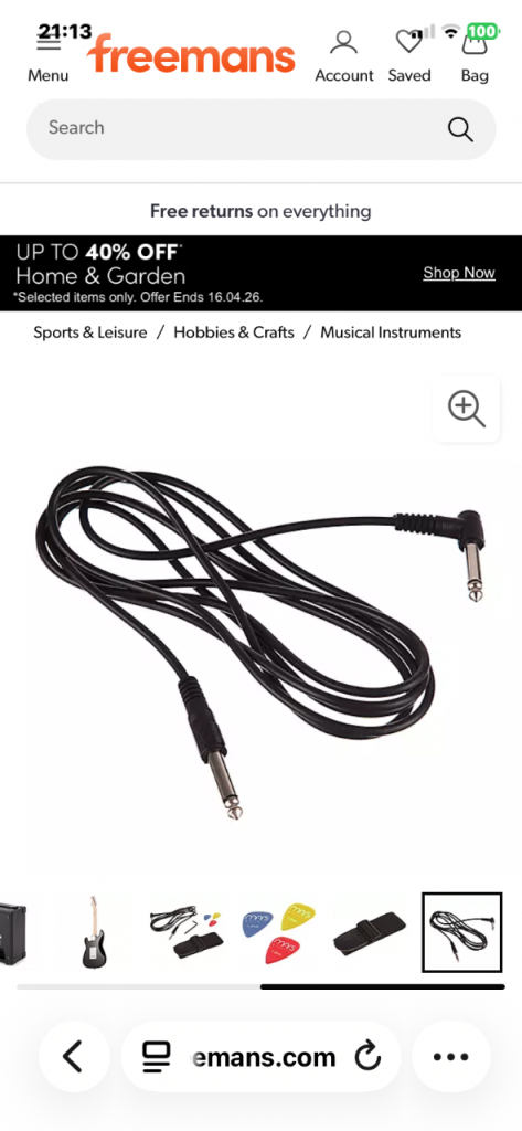 Electric guitar package 
