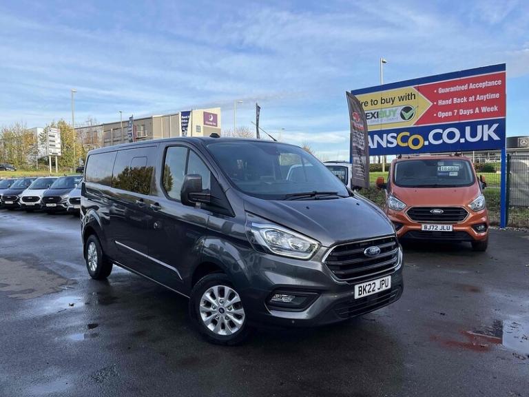 2022 Ford Transit Custom 2.0 320 EcoBlue Limited Crew Van Double Cab 5dr Diesel Manual L2 H1 Euro...