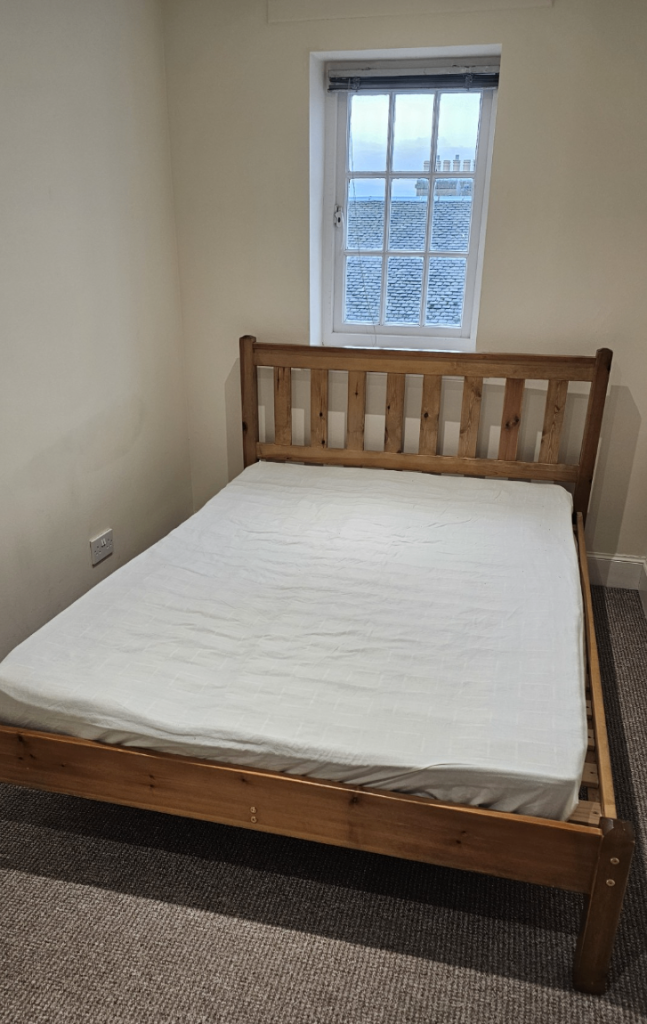 SOLD - Double Bed - Wood Frame