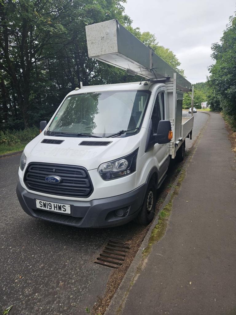 2019 FORD TRANSIT 350 130BHP LWB DROPSIDE PICKUP WITH TAILIFT **NO VAT**