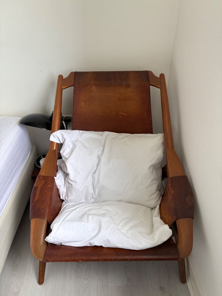 Scandinavian vintage safari chair