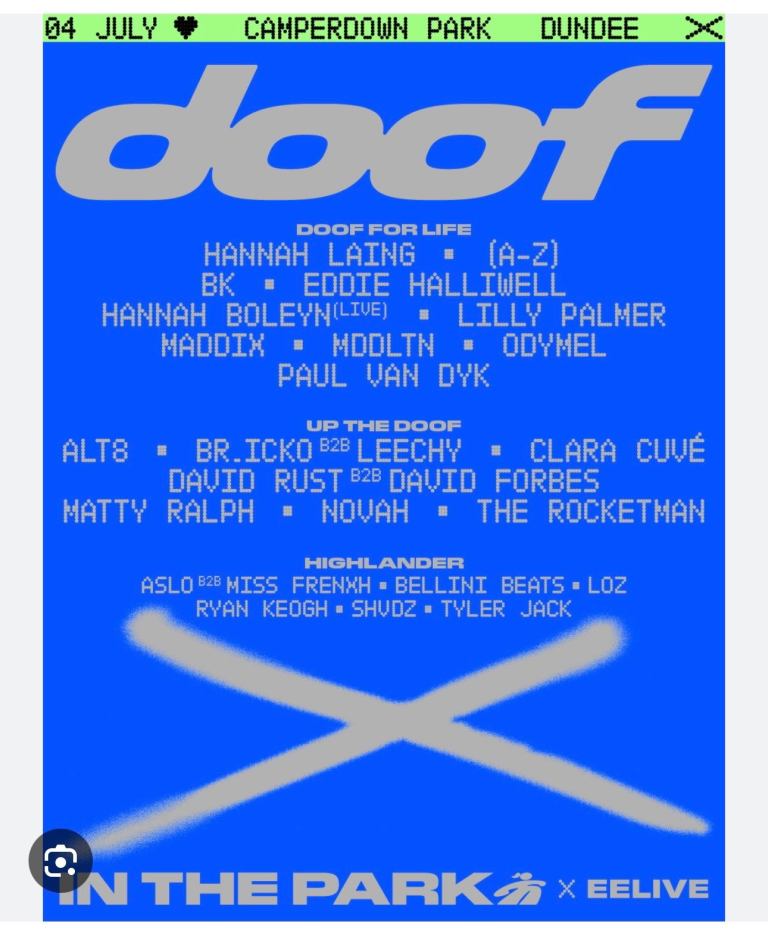 2x Doof tickets 