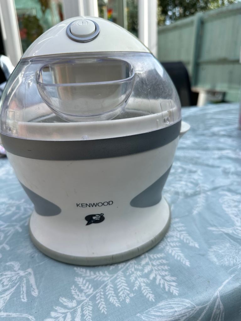 Kenwood ice cream maker 