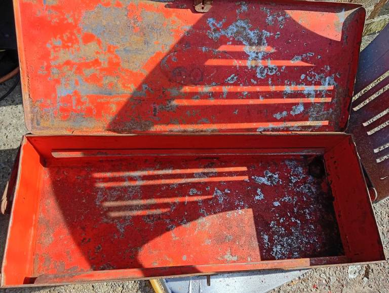 Britool Vintage Metal Tool Box 