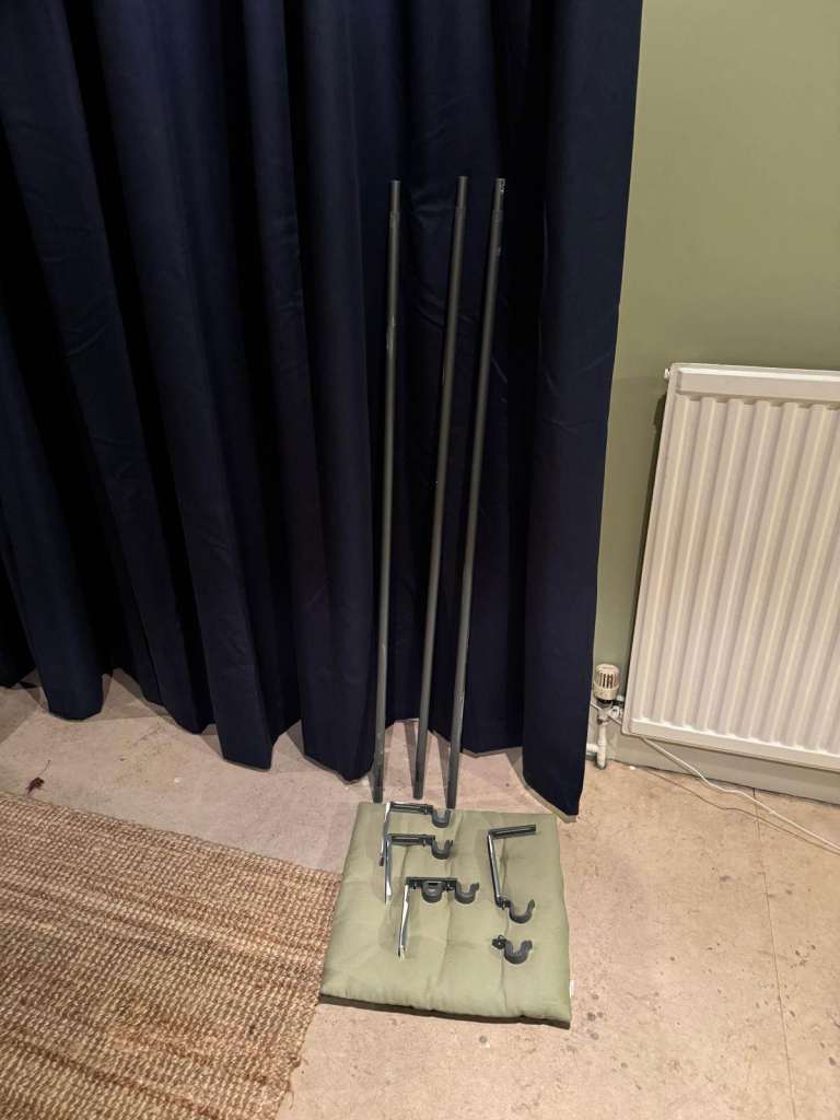 IKEA curtain poles and brackets