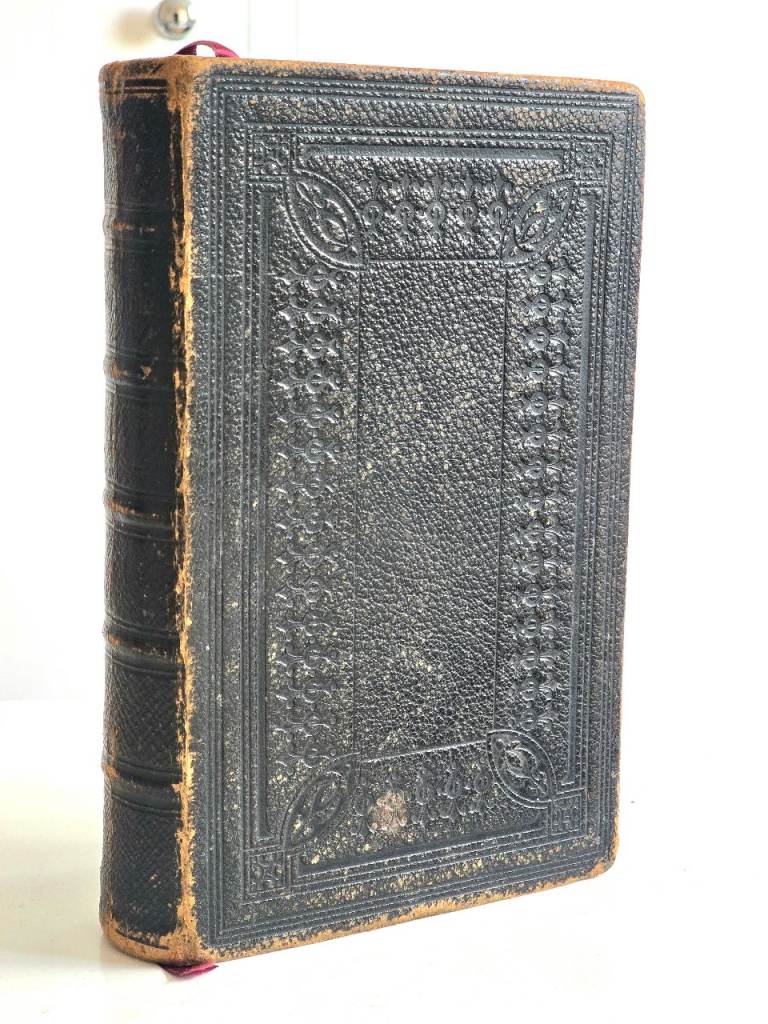 1874 Antique Victorian English King James Bible Old&New Testament Cambridge Authorised 151 Years Old