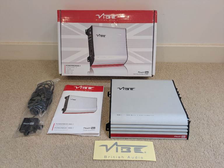 Never used: Vibe Powerbox 1000W Car Audio amplifier