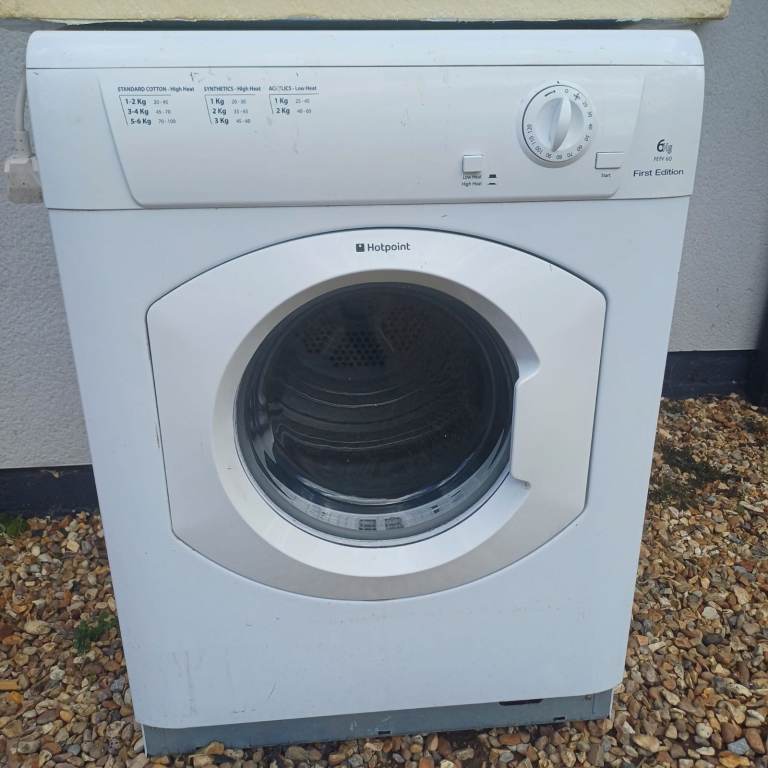 Hotpoint 6kg Tumble Dryer – White, Good Condition